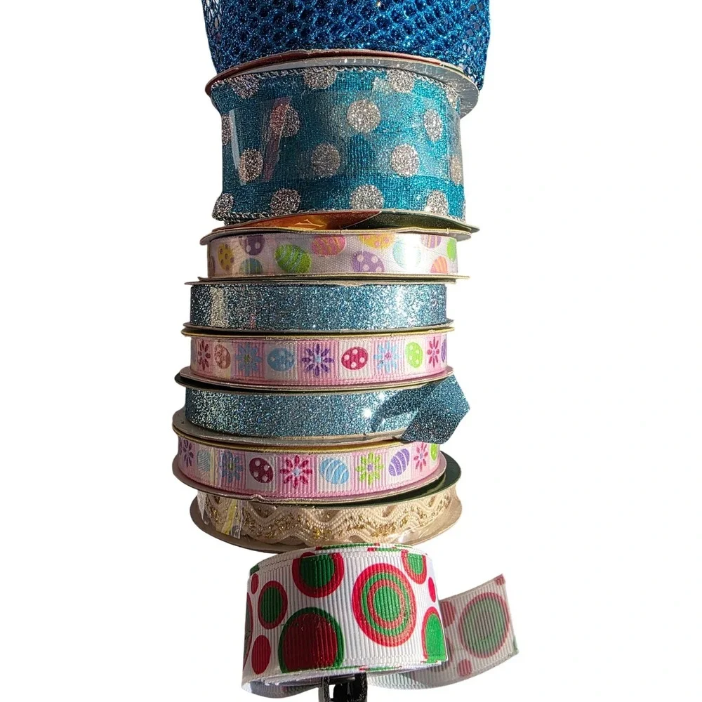 Holiday Inspirations Ribbon Lot Mickey‎ Halloween Easter Burlap Sequin Trim A5